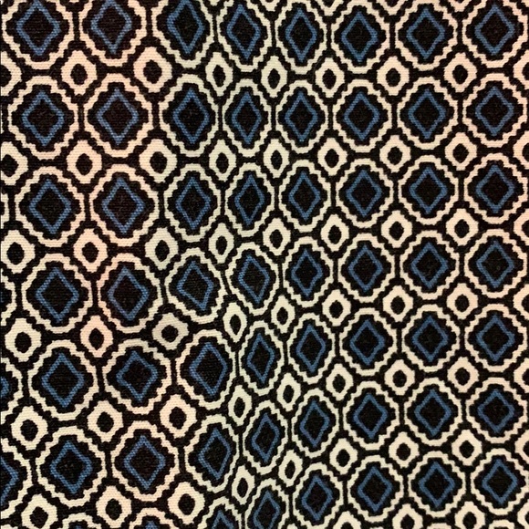 {Hilary Radley}Sz 6Blk/Blue/Wht CropPants - Picture 4 of 7